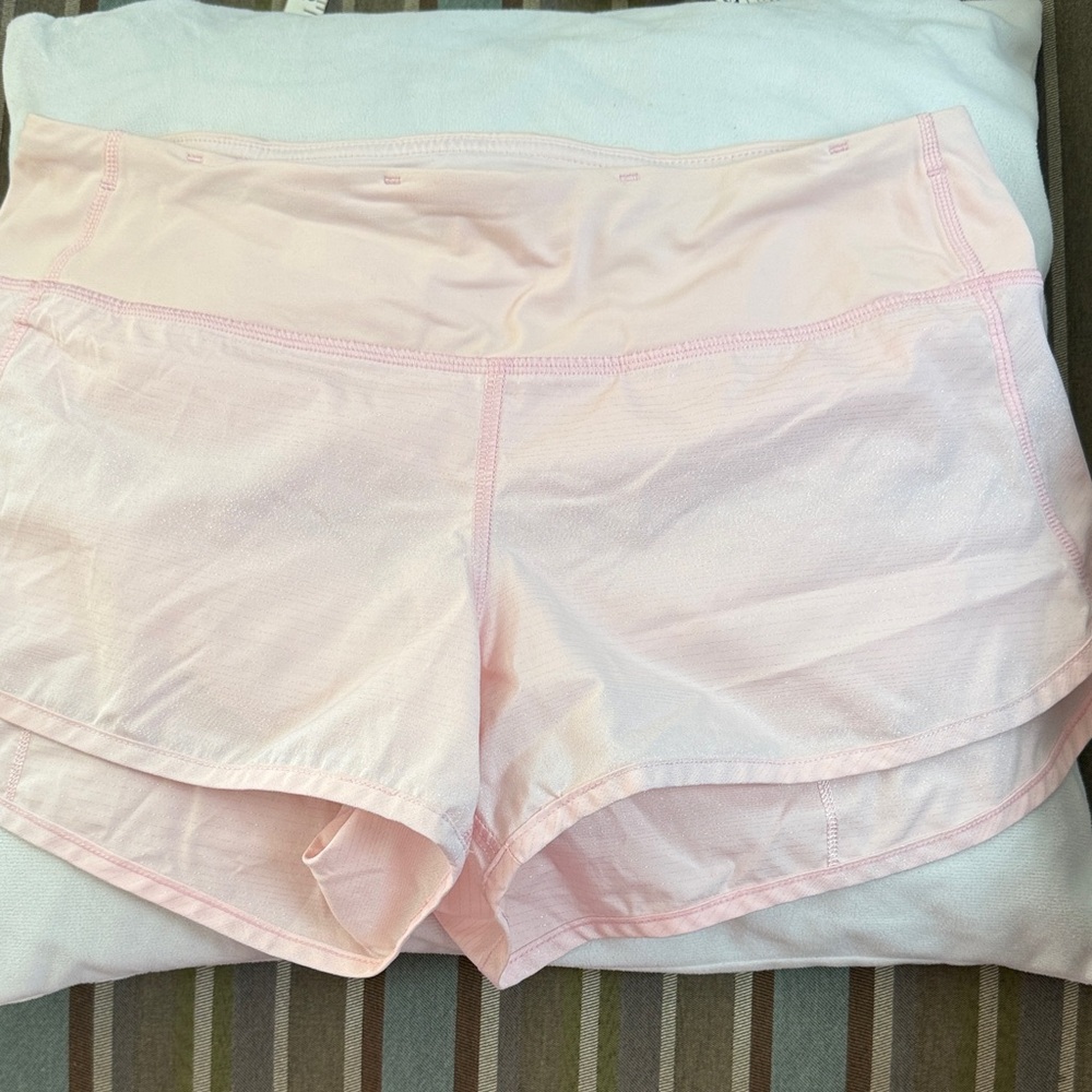 lululemon athletica Light Pink Pajama Shorts